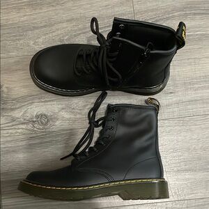 Dr. Martens Black Leather Boots